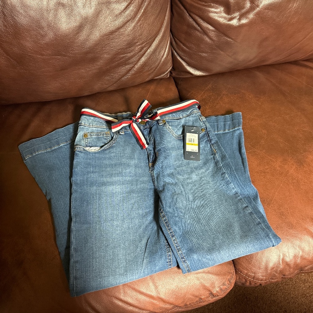 Wide leg jeans